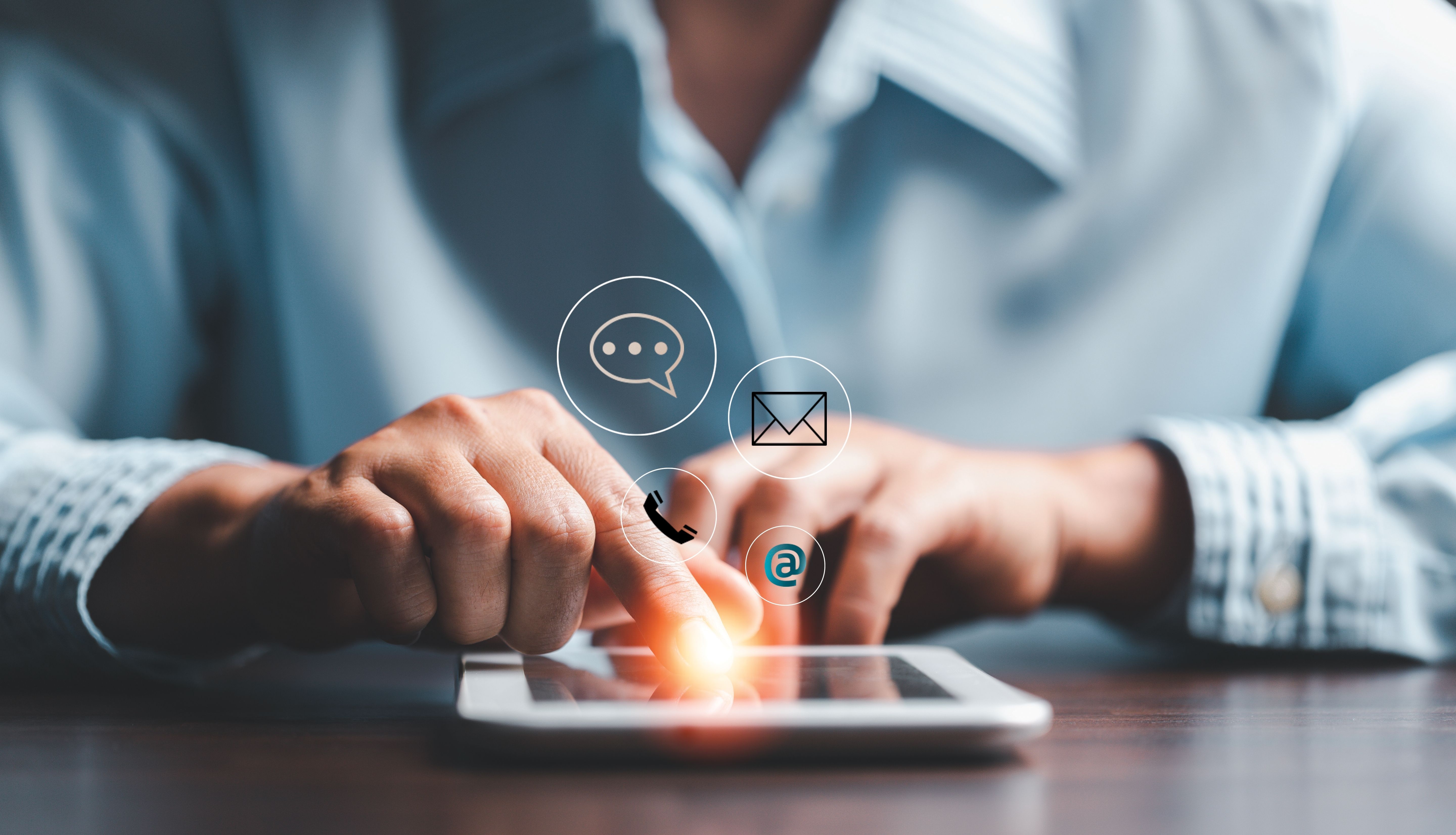 Kontaktseite für die Unternehmenswebsite