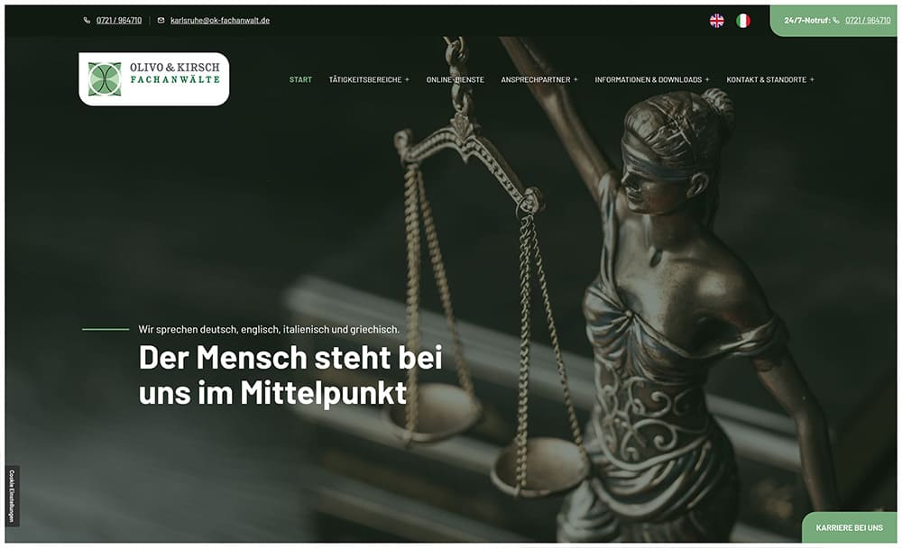 United Media AG Homepage erstellen lassen