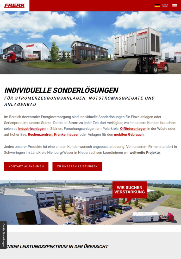 Referenzen von Website-Erstellungen | United Media AG