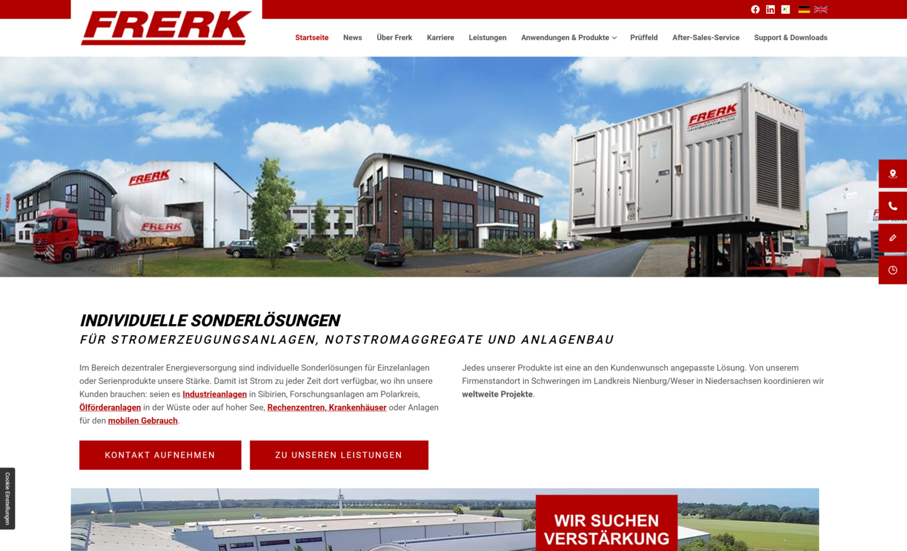 Referenzen von Website-Erstellungen | United Media AG