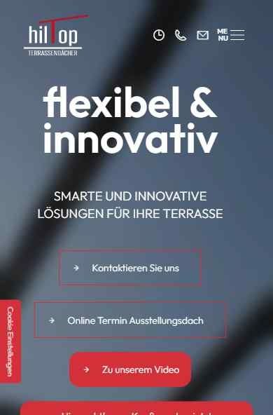 HilTop Terrassendächer | Handy