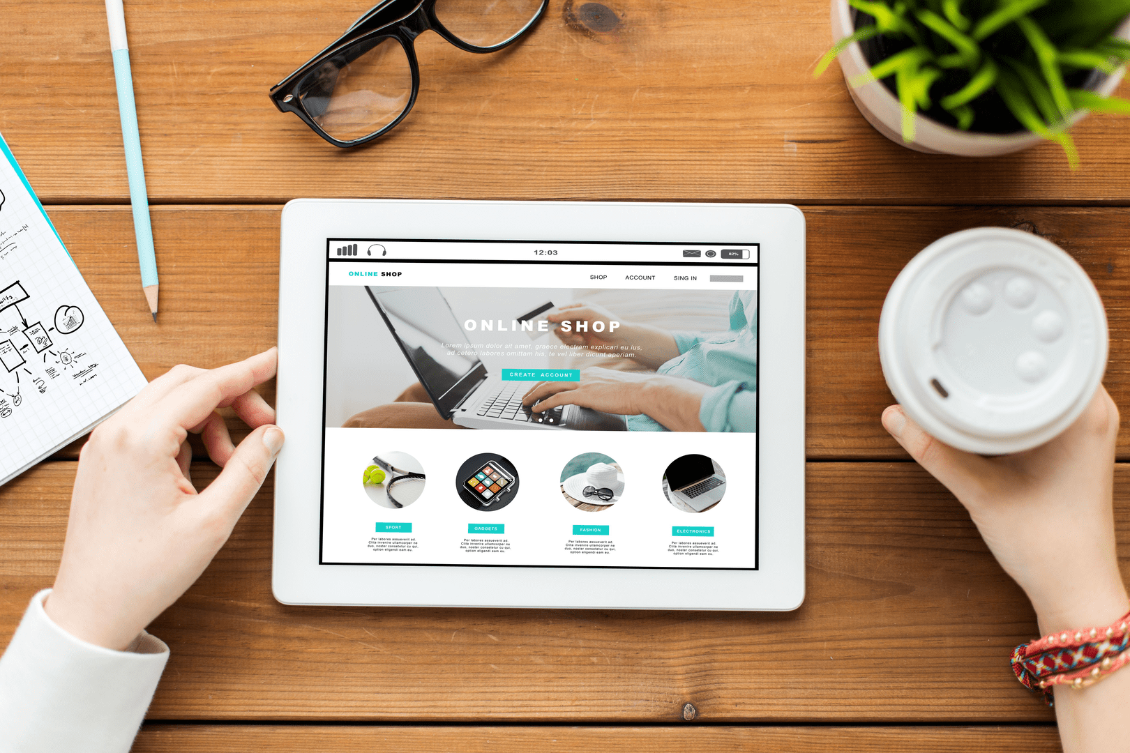 Wie sieht eine optimale Startseite für die Unternehmenswebsite aus?